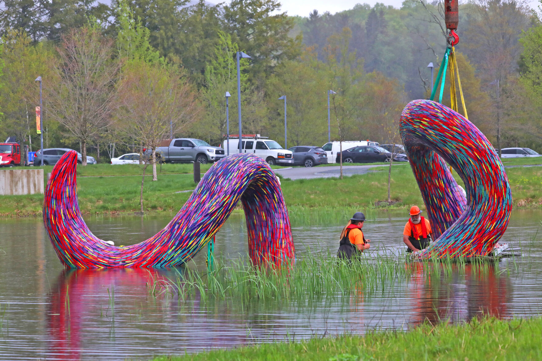 "Ground/work" installation at The Clark
